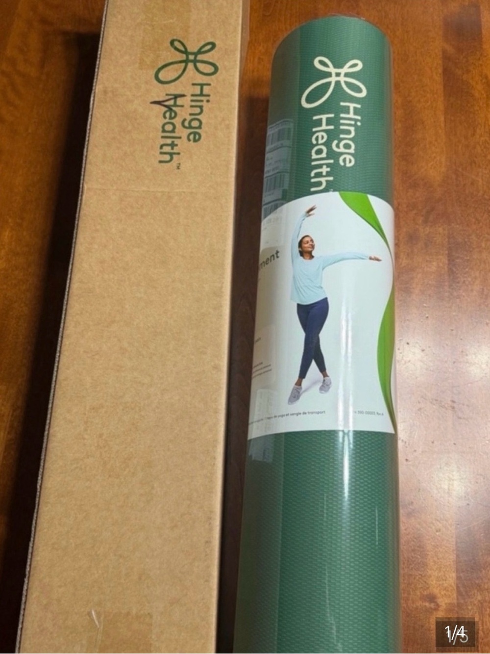 New in box Hinge Health Exercise yoga Mat 1/4 thickness